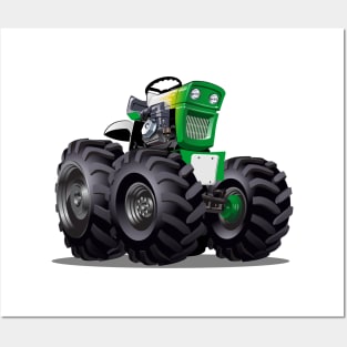 Cartoon Tractor Posters and Art